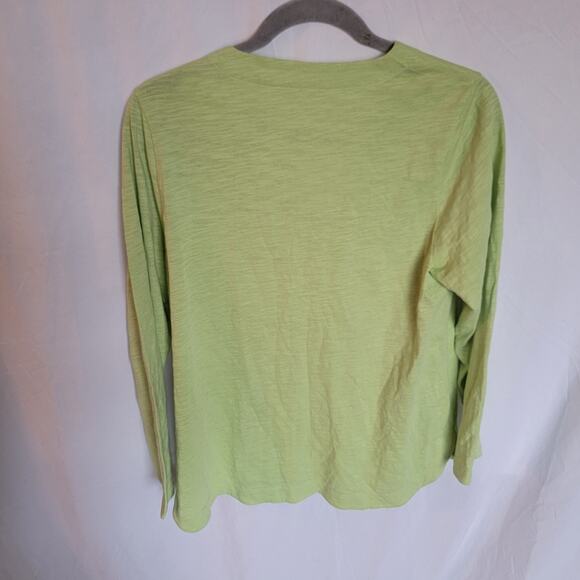 Soft Surroundings Light Green Unique Button Boho Cardigan Sweater Size Small - Picture 11 of 11